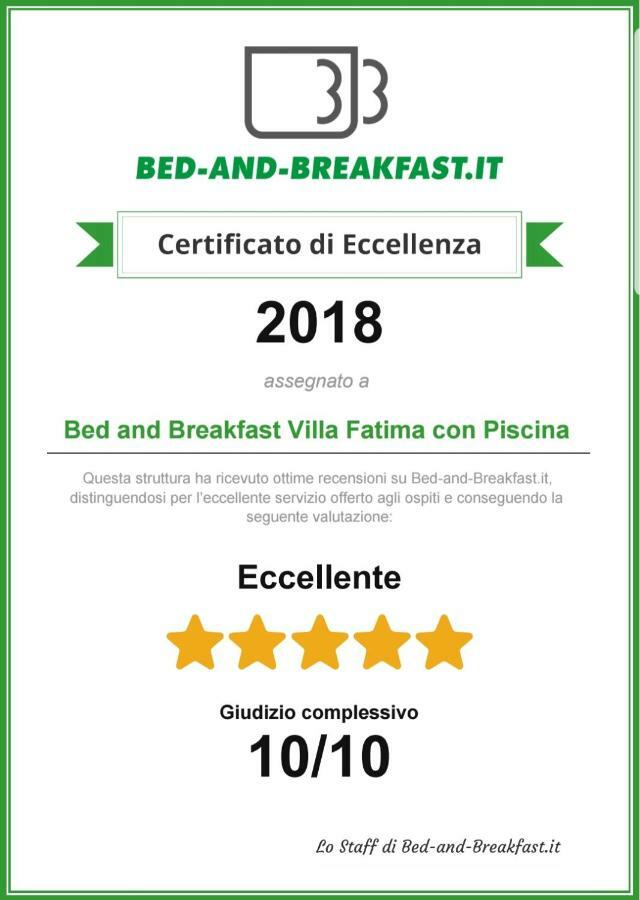 Bed And Breakfast Villa Fatima Трани Экстерьер фото